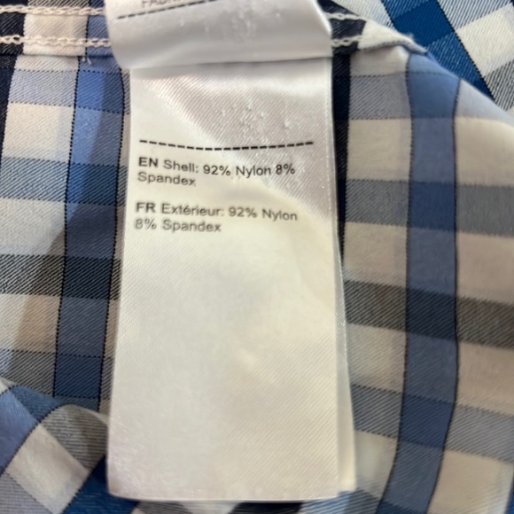UNTUCKit Blue/Dark Blue Checked Shirt - Slim Fit - Sz L - Picture 7 of 9